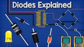 Diodes Explained  The basics how diodes work working principle pn junction [upl. by Harold855]