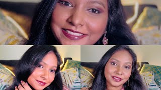 FULL GLAMMAKE UP TUTORIALSTEP BY STEP MAKEUP FOR DUSKY SKINFESTIVE MAKEUP [upl. by Dorthea]