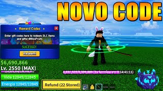 NOVOS CÓDIGOS  26 CÓDIGOS ATUALIZADO DE 2X XP BELI E RESET NO BLOX FRUITS 2024  blox fruit codes [upl. by Clarkin959]