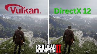 RDR2 Vulkan vs DirectX 12  RTX 4090  i9 13900KF [upl. by Nol]