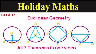 Euclidean Geometry all 7 Theorems [upl. by Reinald]