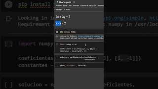 Resuelve Ecuaciones Lineales Rápidamente con Python y NumPy  Tutorial Definitivo [upl. by Amorete]