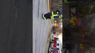 Firemen putting out devastating house fire Bremerton Washington [upl. by Aciretnahs179]