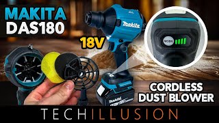 🔥THE BEST 18V Cordless Dust Blower DAS180Z from MAKITA in Test😱  Makita DAS180Z LXT Review amp Test [upl. by Flita]