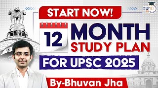 Complete 1 Year Strategy for UPSC Preparation 2025  StudyIQ IAS [upl. by Aelem]