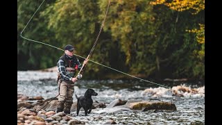 The Speycaster fishing for Atlantic Salmon on The River Findhorn in Scotland [upl. by Giorgio197]