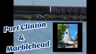 2 trains at Port Clinton plus Marblehead OH [upl. by Reta975]