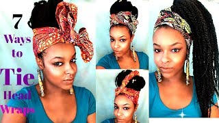 Head Wrap Tutorial Head Wraps with Braids [upl. by Brenda]