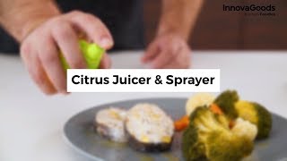 InnovaGoods Kitchen Foodies Citrus Juicer amp Sprayer [upl. by Notnelc443]