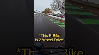 50 MPH EBIKE IN THE SNOW electricbike ebike roadrunnerpro shorts funny snow eletricbike [upl. by Mossberg]