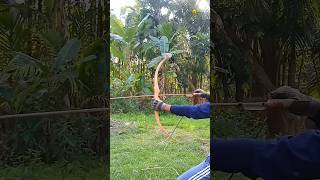 wooden craft diy wooden bamboo archery bamboobamboo hunting [upl. by Pansie]