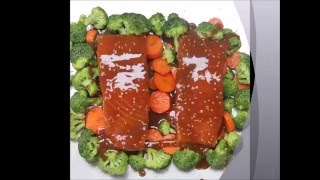 Teriyaki Salmon Dinner recipe [upl. by Yecaj]