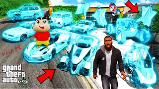 Shinchan and Franklin Collecting Ghost Car in GTA 5 [upl. by Norbel]