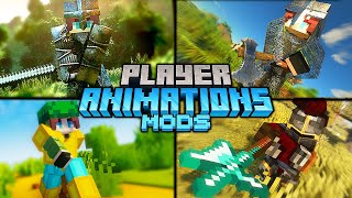 Top Best Player Animation Mods For Minecraft 112 to 1202  2023 [upl. by Argyres]