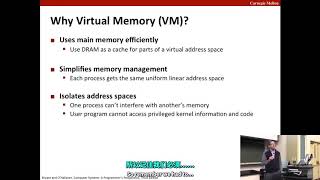 CMU 1521315513 CSAPP 深入理解计算机系统 Lecture 17 Virtual Memory Concepts 中英字幕 [upl. by Lerat]