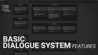 Unity Dialogue System  Features Video [upl. by Colby956]