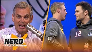 Colin Cowherd reveals his pick for Super Bowl LIII this Sunday  NFL  THE HERD [upl. by Erie]