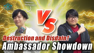 Ambassador Showdown  Disdain Dragon Ignideus vs Destruction Rune Riowh [upl. by Almeda]