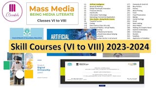 Skill Modules for Middle School students VIVIII under NEP2020 CBSE 2324 [upl. by Felicdad]