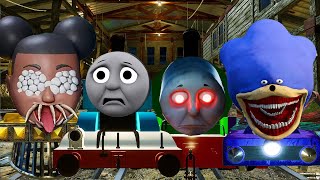 CURSED THOMASTHE SONIC TAPESAMANDAWOOLYSPRUNKI TRAIN CHARLES 3 HEADCHOO CHOO CHARLES 2 [upl. by Ardnossak]