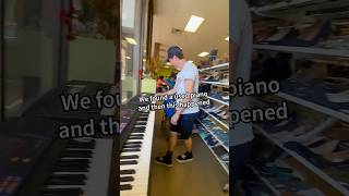 Best reactions of me finding random pianos in goodwill [upl. by Oram]