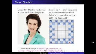 Introduction to Numbrix Puzzles [upl. by Giordano322]