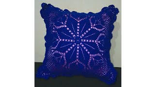 crochetpillowcover Crochet Pillow Cover Design 2021 I Crochet I kushi kata [upl. by Anwadal477]