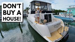 Dont Buy a house 🙈 You Can Live Aboard This 2007 Meridian 459 Motor Yacht NautiStyles Tour [upl. by Sinoda]