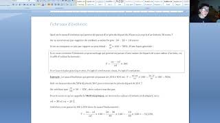 Taux dévolution et taux réciproque [upl. by Reisinger]