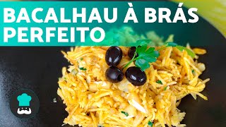 Bacalhau à Brás perfeito ✌️ bacalhau com batata palha [upl. by Nref]