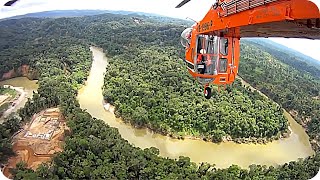 Air Crane Heavy Lift Helicopter  Air Crane in Action [upl. by Goodrich]