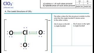 ClO3 Lewis Structure  Molecular Geometry [upl. by Atalanta327]