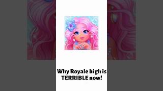 Why Royale High is TERRIBLE NOW fyp shorts dresstoimpress royalehigh robloxdrama roblox [upl. by Dannica]