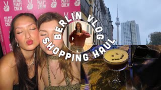 BERLIN VLOG  SHOPPING HAUL Bershka Monki New Yorker ✨🪩 [upl. by Elbam]