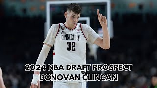 Connecticut Huskies center amp 2024 NBA Draft potential top overall pick Donovan Clingan highlights [upl. by Darees]