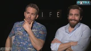 LOL Ryan Reynolds amp Jake Gyllenhaal Go Off the Rails in New ‘Extra’ Interview [upl. by Sharl]