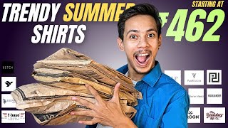 Summer shirts for men 2024Crochet shirts haul men [upl. by Gnilrits]