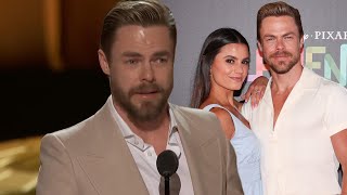 Derek Hough In Tears Dedicating Emmy Win to Wife Hayley After Brain Surgery [upl. by Tuppeny]