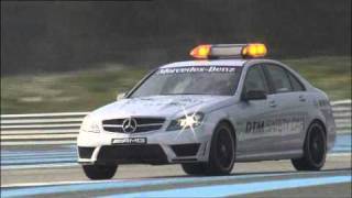 2011 Mercedes Benz C63 AMG DTM Safety Car at Circuit Paul Ricard [upl. by Siravaj]