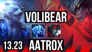 VOLIBEAR vs AATROX TOP  5210 400 games  KR Grandmaster  1323 [upl. by Silden662]