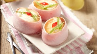 Recette  Œuf en gelée au jambon [upl. by Otrebogir]