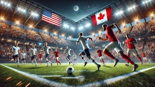 🔴LIVE  USA VS CANADA  football live match football ytshorts shortsfeed [upl. by Zil335]