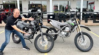 2024 Kawasaki KLX 300R vs KLX 300  Trail Dominance or OnOff Road Versatility [upl. by Us]