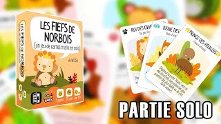 LES FIEFS DE NORBOIS  Le jeu de plis Solo   Partie SOLO amp AVIS [upl. by Asselem583]