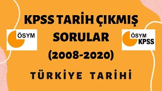 KPSS TARİH ÇIKMIŞ SORULAR 20082020  TÜRKİYE TARİHİ SORU ÇÖZÜMÜ [upl. by Kaylil]