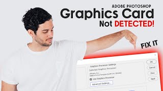 How to Fix quotUnknown GPU Error Graphics Processor not Detected in Adobe Photoshop any Version [upl. by Rafe]