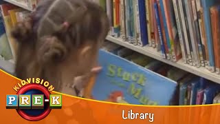 Library  Virtual Field Trip  KidVision PreK [upl. by Cartwell979]