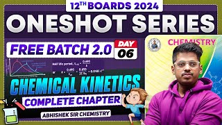 Class12th 6 Chemical Kinetics One Shot Day 6  PYQs  By Abhishek Sir Chemistry asc HSC 2024 [upl. by Aylsworth]