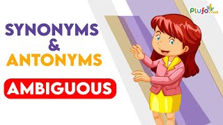 Ambiguous  Synonyms and Antonyms  English Vocabulary [upl. by Elsa]