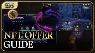 NIGHT CROWS NFT Offer Guide｜Easier NFT Trading [upl. by Silvano]